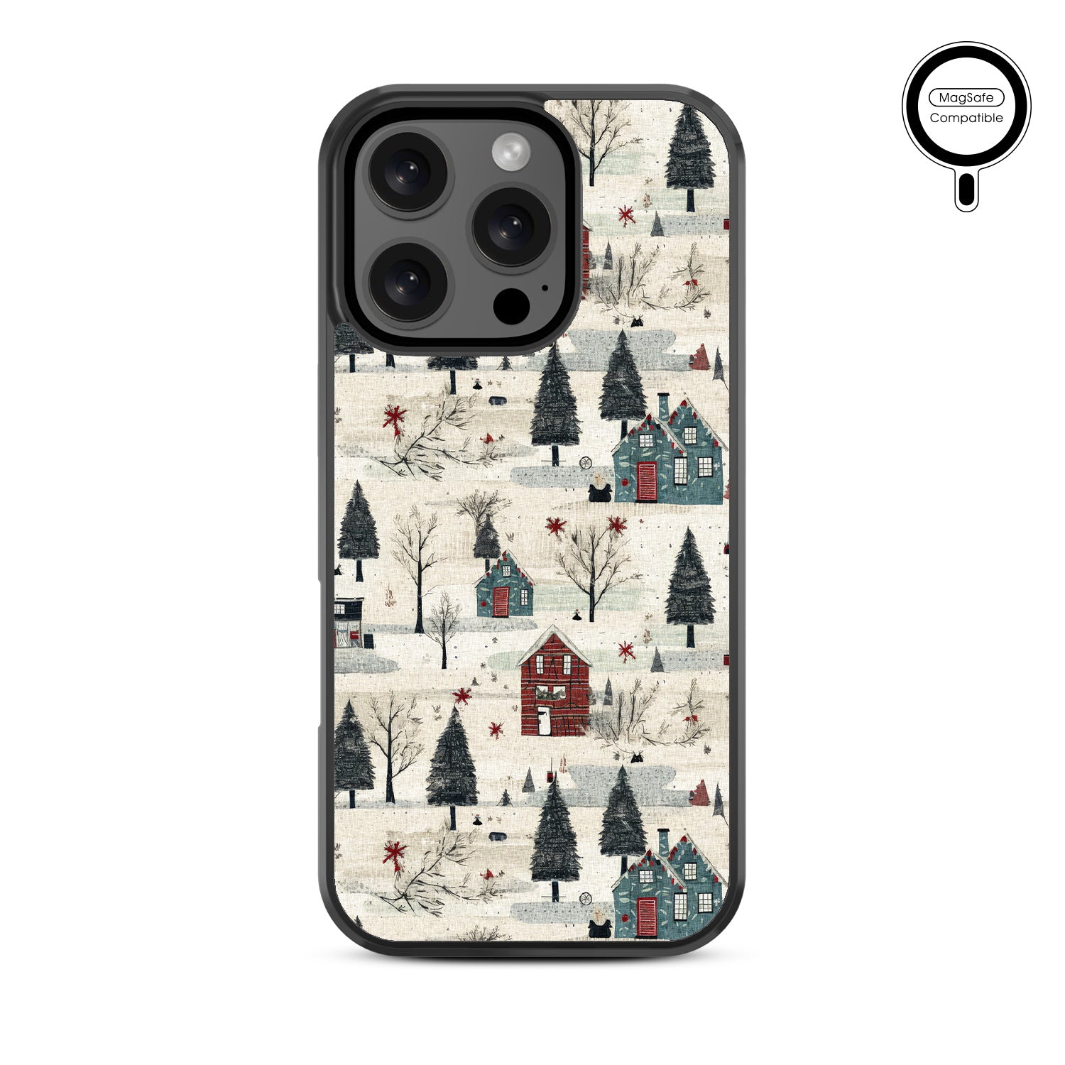 MyBat Design Lab Series MagSafe Case for Apple iPhone 16 Pro - Charming Cottages - MIP16PCSLESMSM294-3.jpg