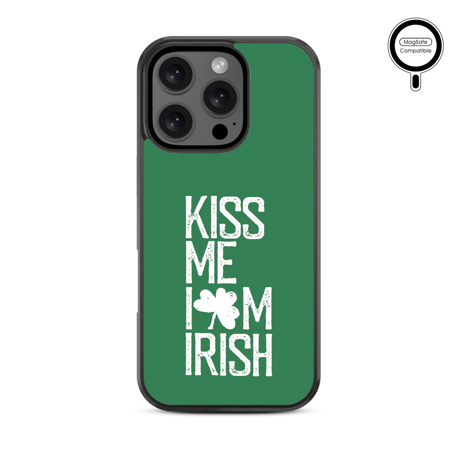 MyBat Design Lab Series MagSafe Case for Apple iPhone 16 Pro - Kiss Me I'm Irish - MIP16PCSLESMSM465-3.jpg