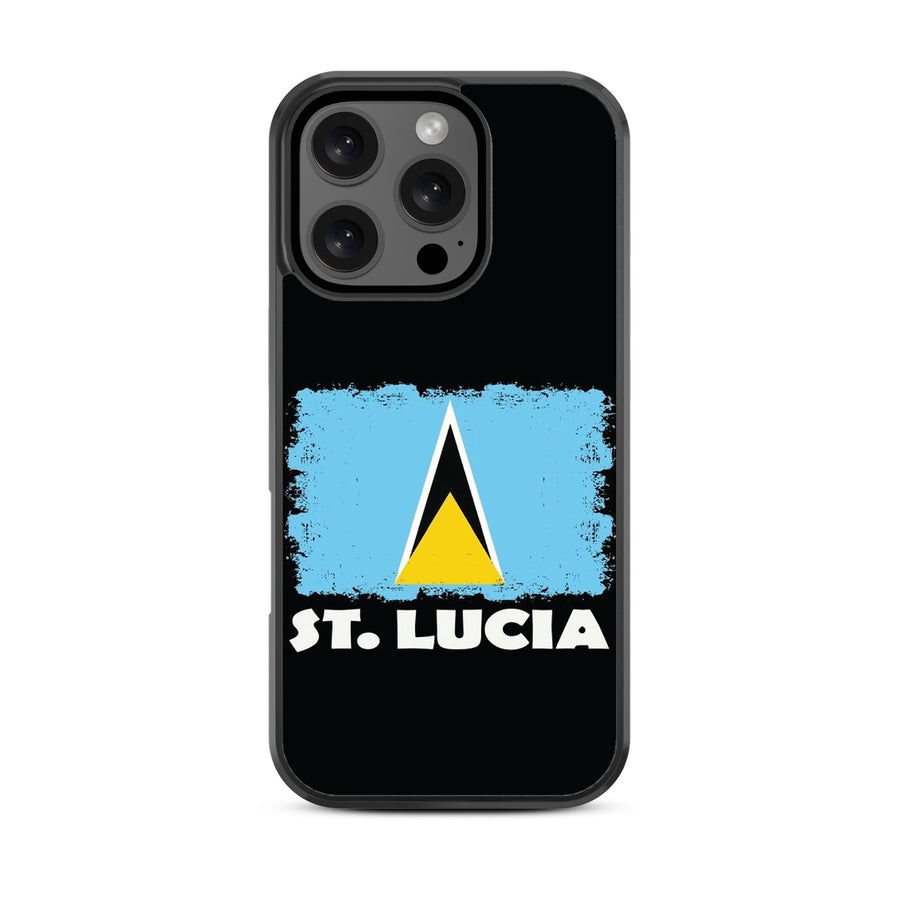 MyBat Design Lab Series Case for Apple iPhone 16 Pro Max - St. Lucia Flag - MIP16PMCSLESM262-3.jpg