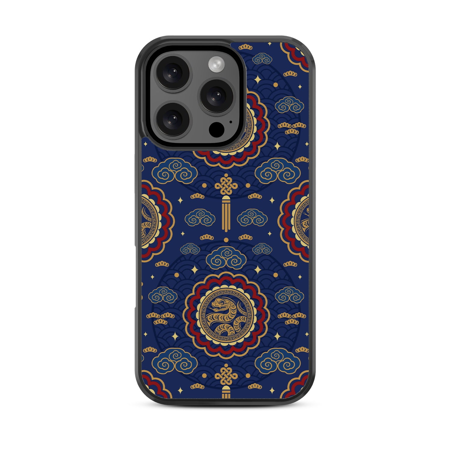 MyBat Design Lab Series Case for Apple iPhone 16 Pro Max - Wisdom of the Snake - MIP16PMCSLESM318-3.jpg