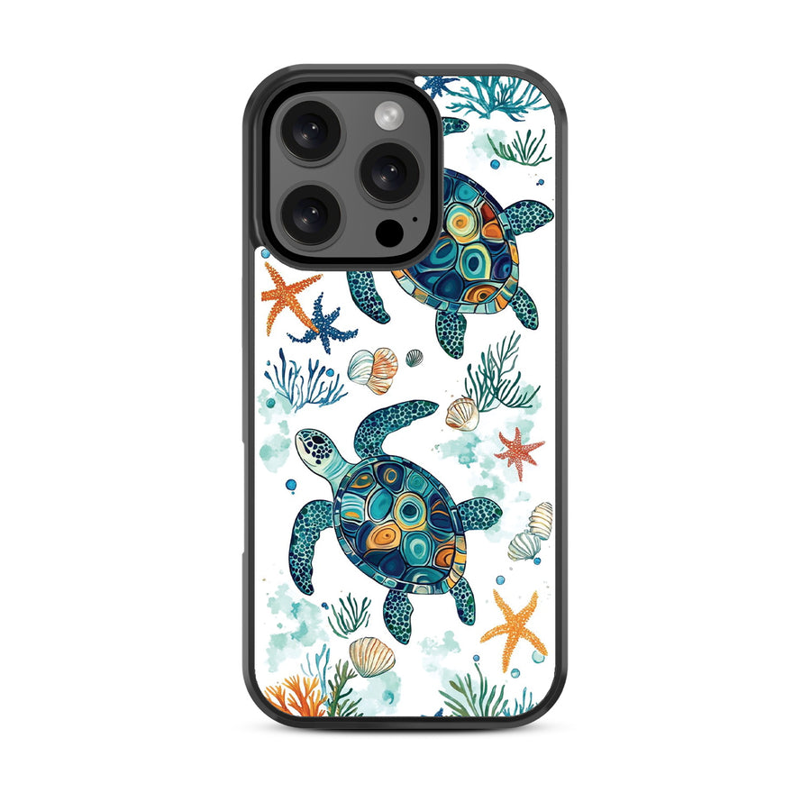 MyBat Design Lab Series Case for Apple iPhone 16 Pro Max - Sea Turtles - MIP16PMCSLESM375-3.jpg