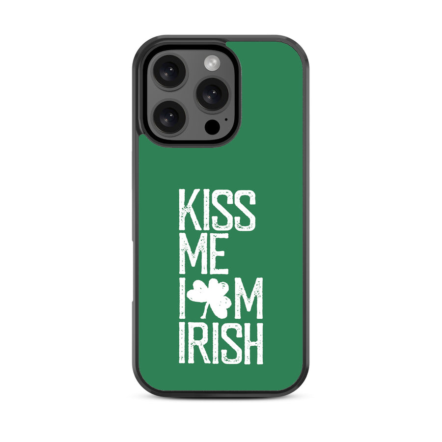 MyBat Design Lab Series Case for Apple iPhone 16 Pro Max - Kiss Me I'm Irish - MIP16PMCSLESM465-3.jpg