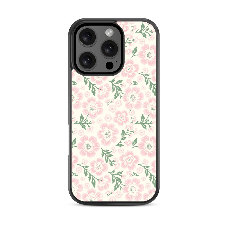 MyBat Design Lab Series Case for Apple iPhone 16 Pro Max - Pink Posies - MIP16PMCSLESM473-3.jpg