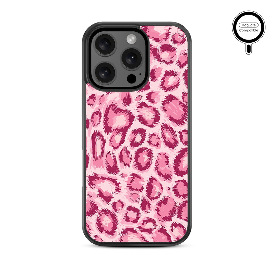 MyBat Design Lab Series MagSafe Case for Apple iPhone 16 Pro Max - Pink Leopard Print - MIP16PMCSLESMSM007-3.jpg