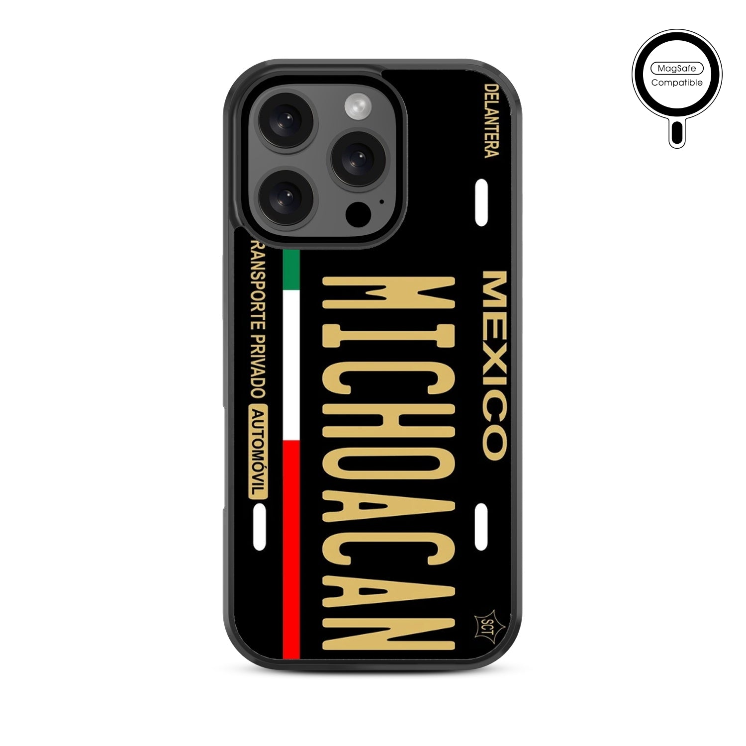 MyBat Design Lab Series MagSafe Case for Apple iPhone 16 Pro Max - Michoacan Black - MIP16PMCSLESMSM073-3.jpg
