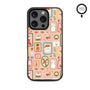 MyBat Design Lab Series MagSafe Case for Apple iPhone 16 Pro Max - Holiday Stamps - MIP16PMCSLESMSM297-3.jpg