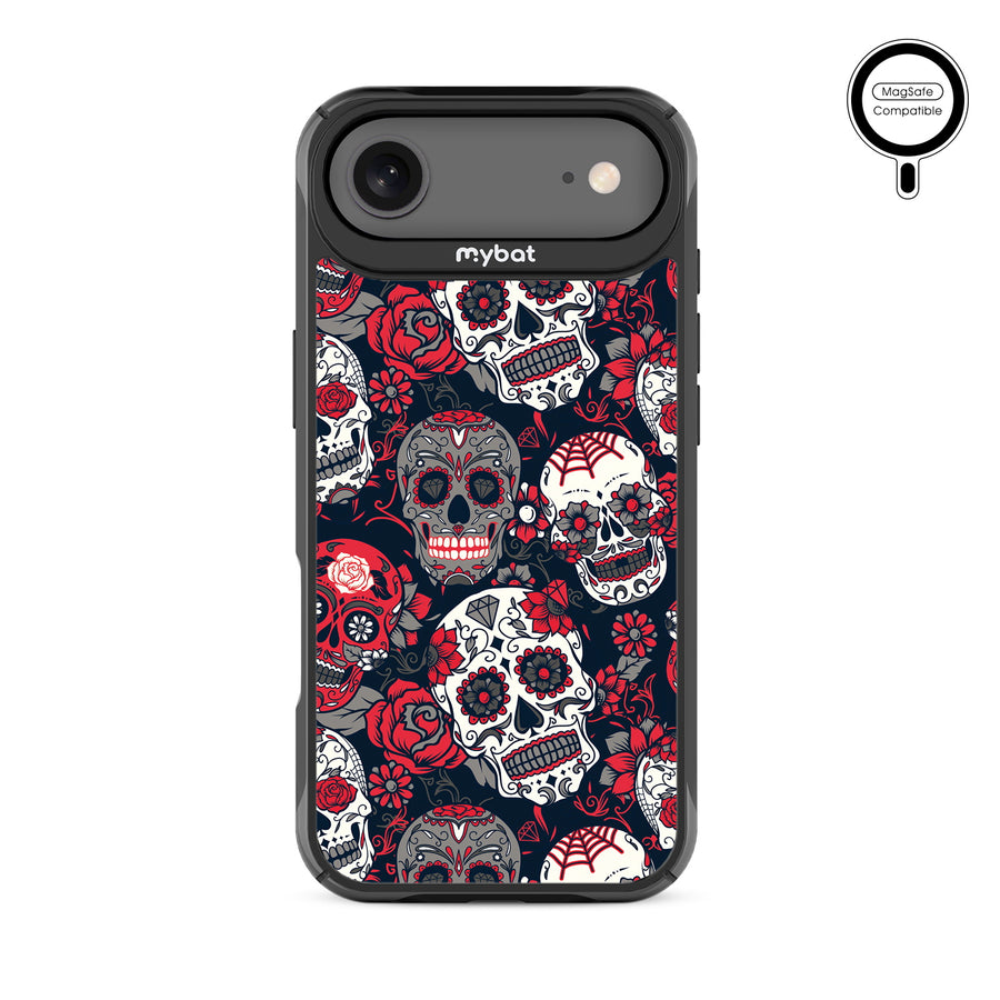 MyBat Design Lab Series MagSafe Case for Apple iPhone Air - Sugar Rose Skulls - MIP17ACSLESMSMP418-3.jpg
