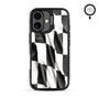 MyBat Design Lab Series MagSafe Case for Apple iPhone 17 - Racing Flag - MIP17CSLESMSMP040-3.jpg