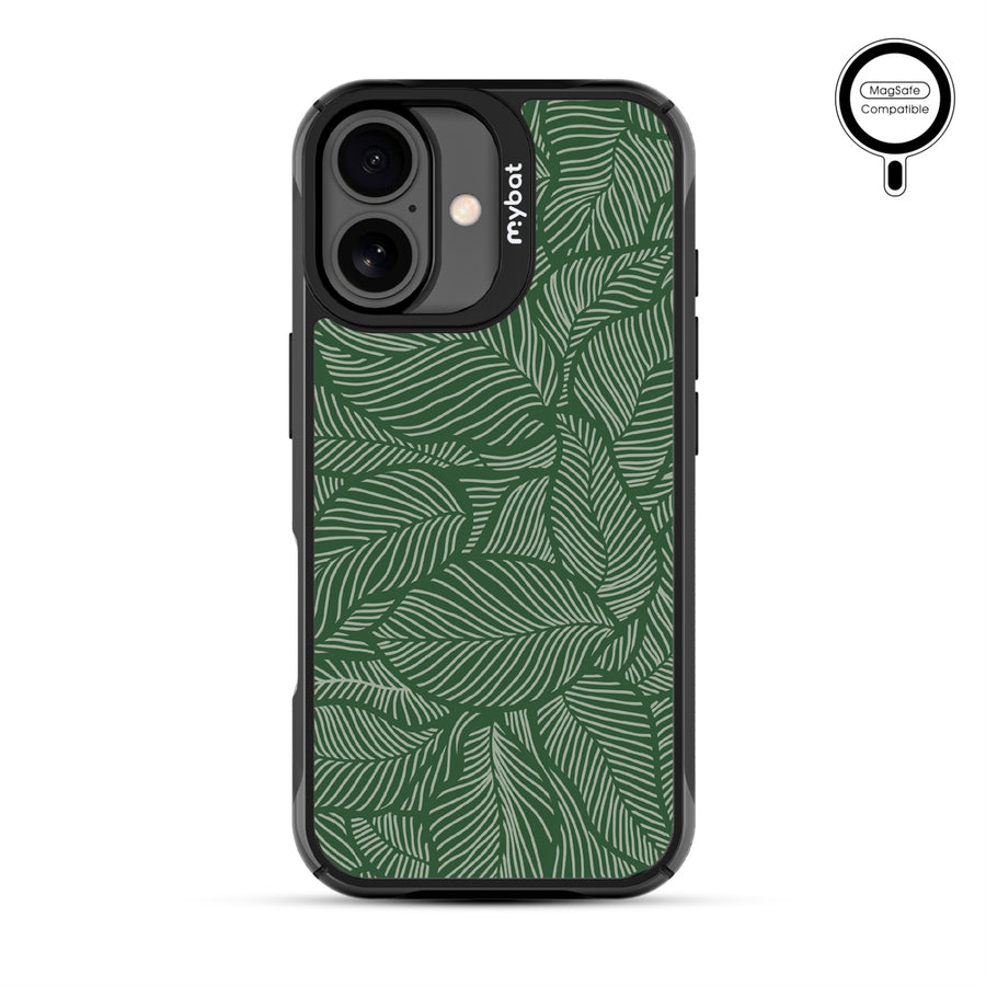 MyBat Design Lab Series MagSafe Case for Apple iPhone 17 - Leaves - MIP17CSLESMSMP125-3.jpg