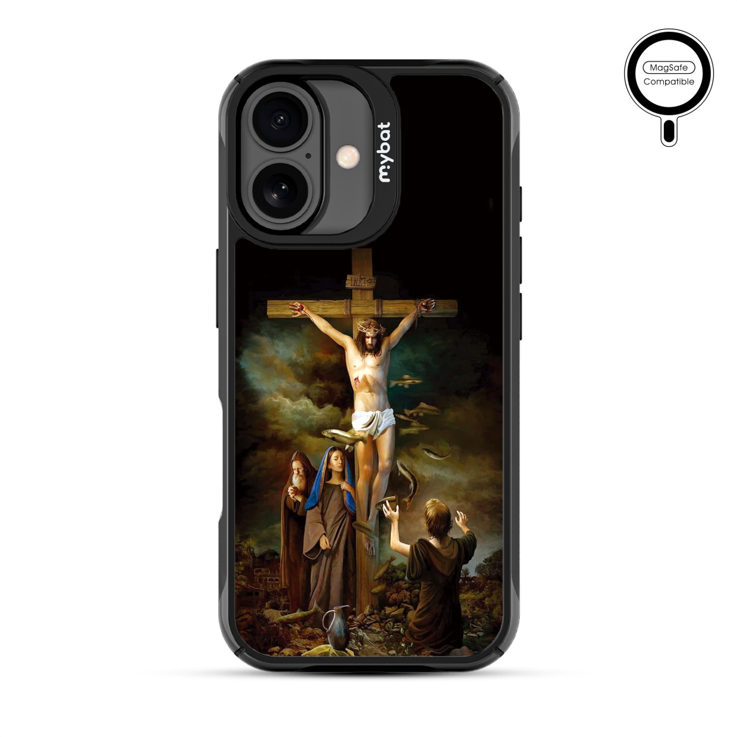 MyBat Design Lab Series MagSafe Case for Apple iPhone 17 - Jesus on the Cross - MIP17CSLESMSMP197-3.jpg