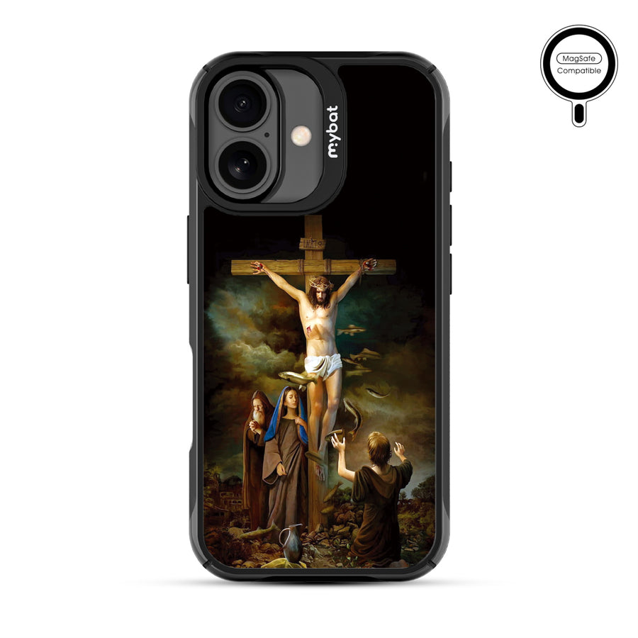 MyBat Design Lab Series MagSafe Case for Apple iPhone 17 - Jesus on the Cross - MIP17CSLESMSMP197-3.jpg