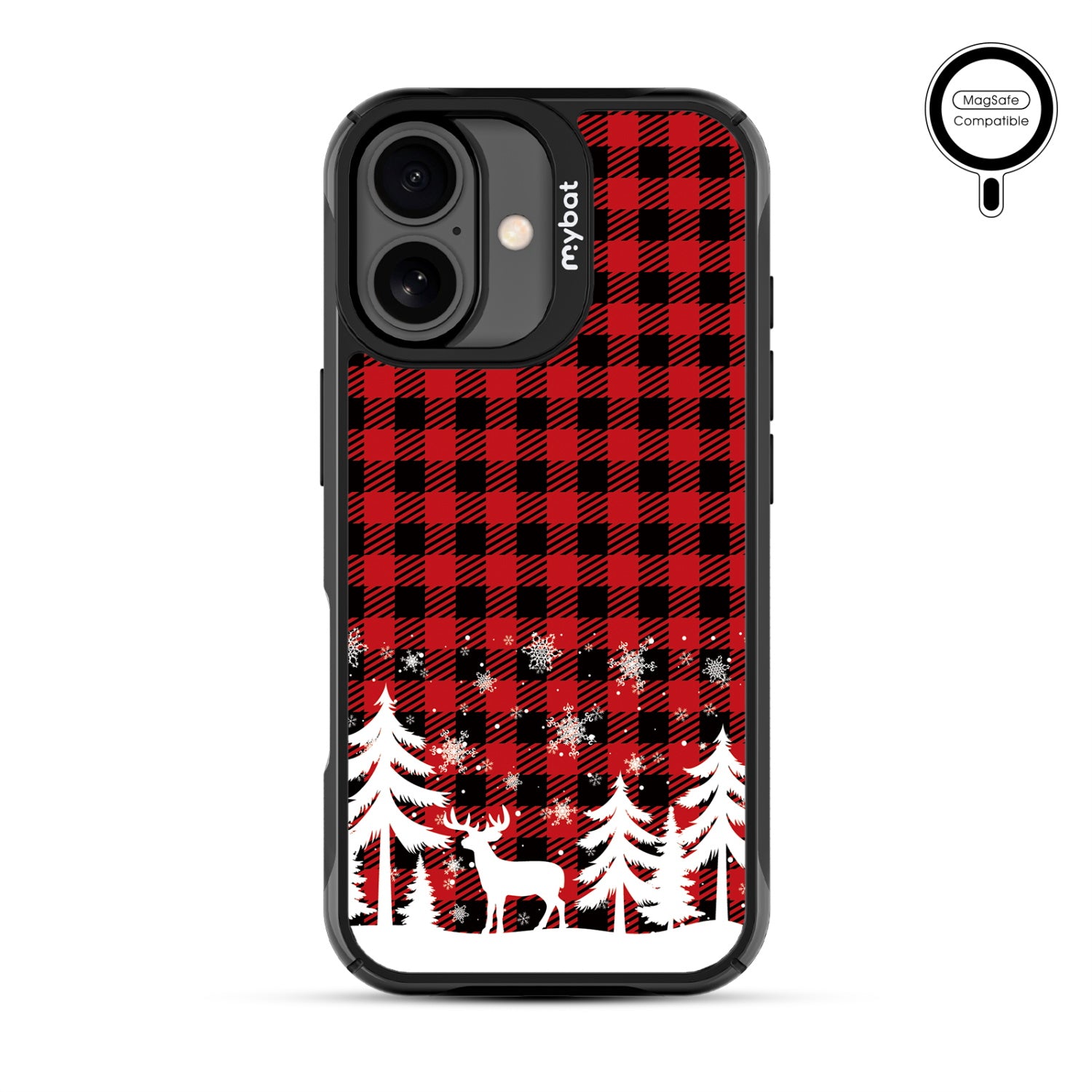 MyBat Design Lab Series MagSafe Case for Apple iPhone 17 - Reindeer Flannel - MIP17CSLESMSMP276-3.jpg