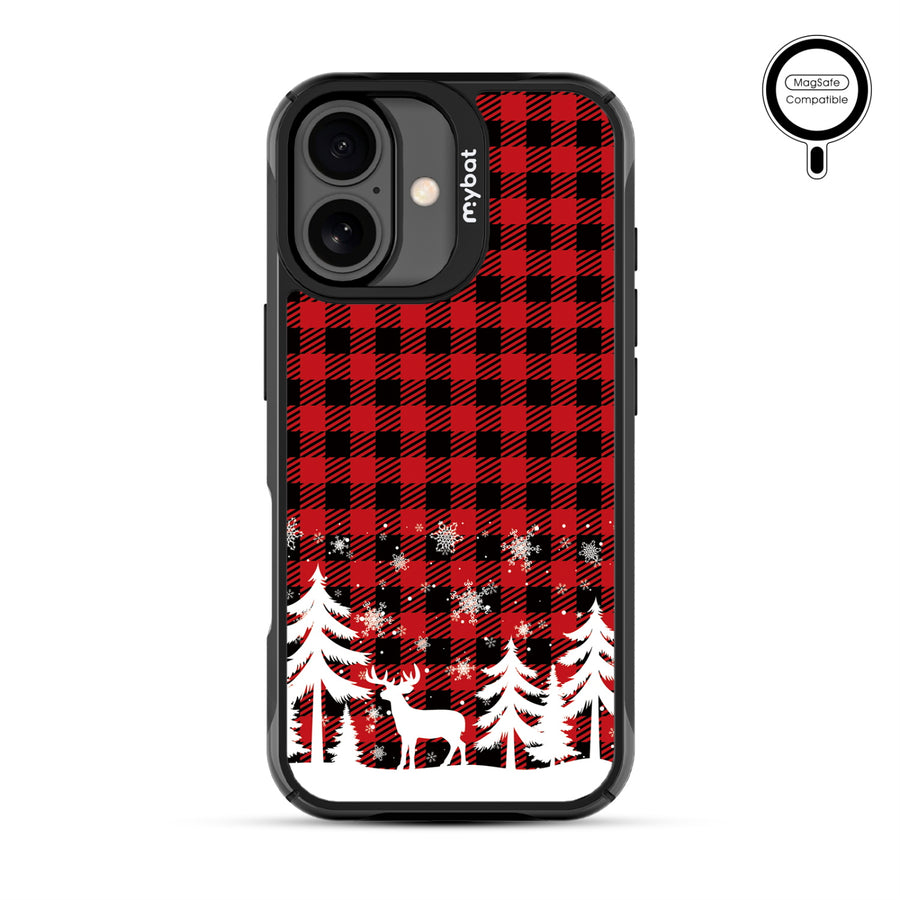 MyBat Design Lab Series MagSafe Case for Apple iPhone 17 - Reindeer Flannel - MIP17CSLESMSMP276-3.jpg