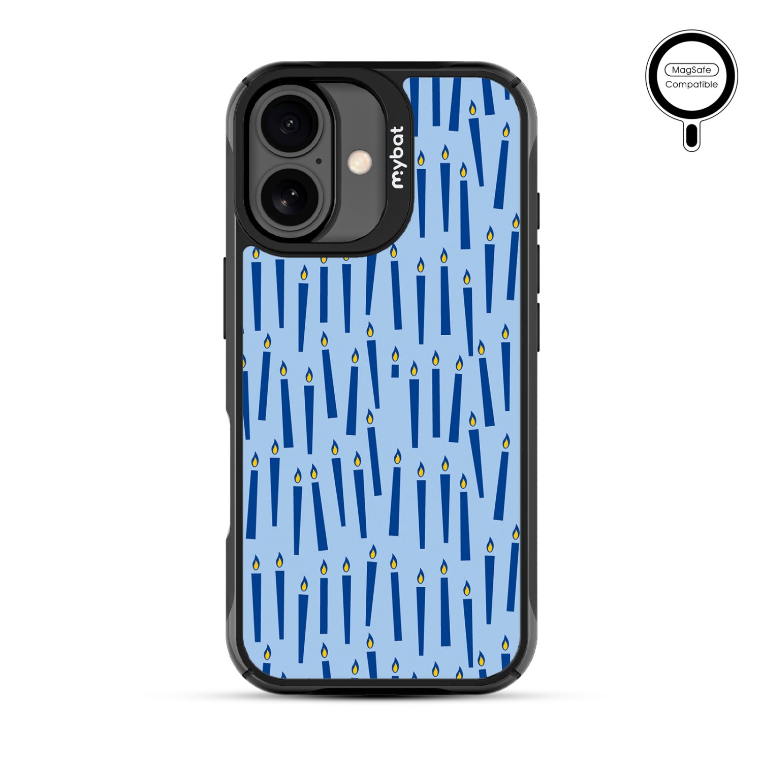MyBat Design Lab Series MagSafe Case for Apple iPhone 17 - Menorah Candle - MIP17CSLESMSMP281-3.jpg