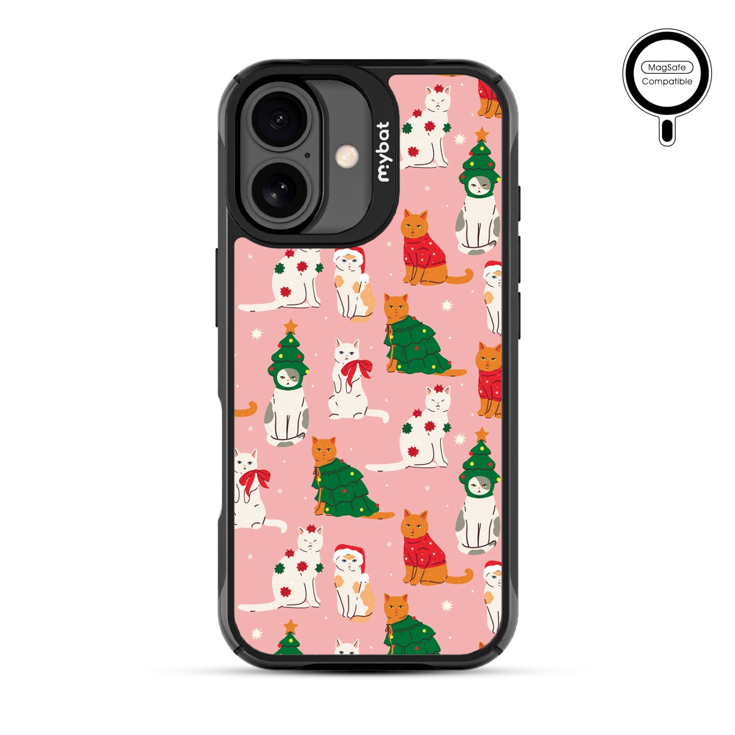 MyBat Design Lab Series MagSafe Case for Apple iPhone 17 - Meowy Christmas - MIP17CSLESMSMP286-3.jpg