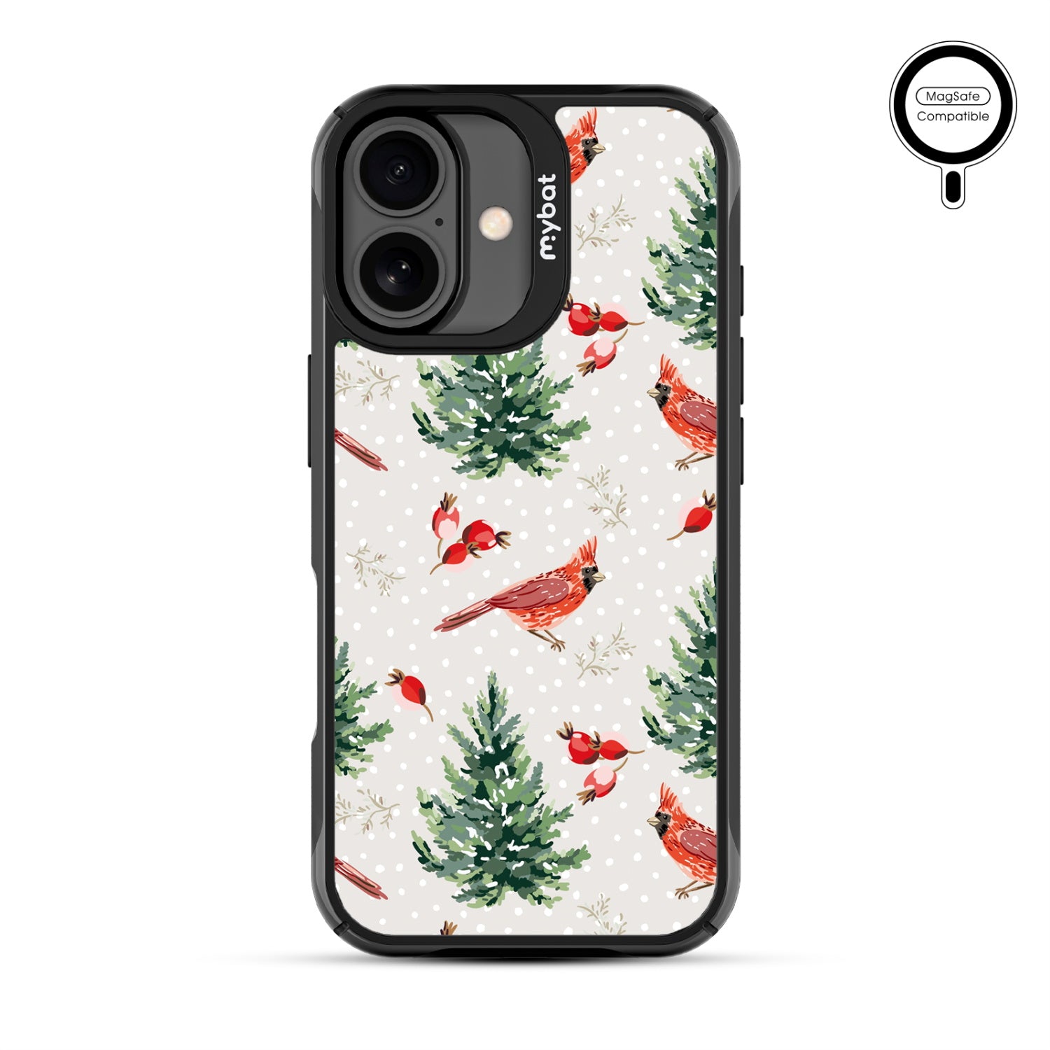 MyBat Design Lab Series MagSafe Case for Apple iPhone 17 - Winter Cardinals - MIP17CSLESMSMP298-3.jpg