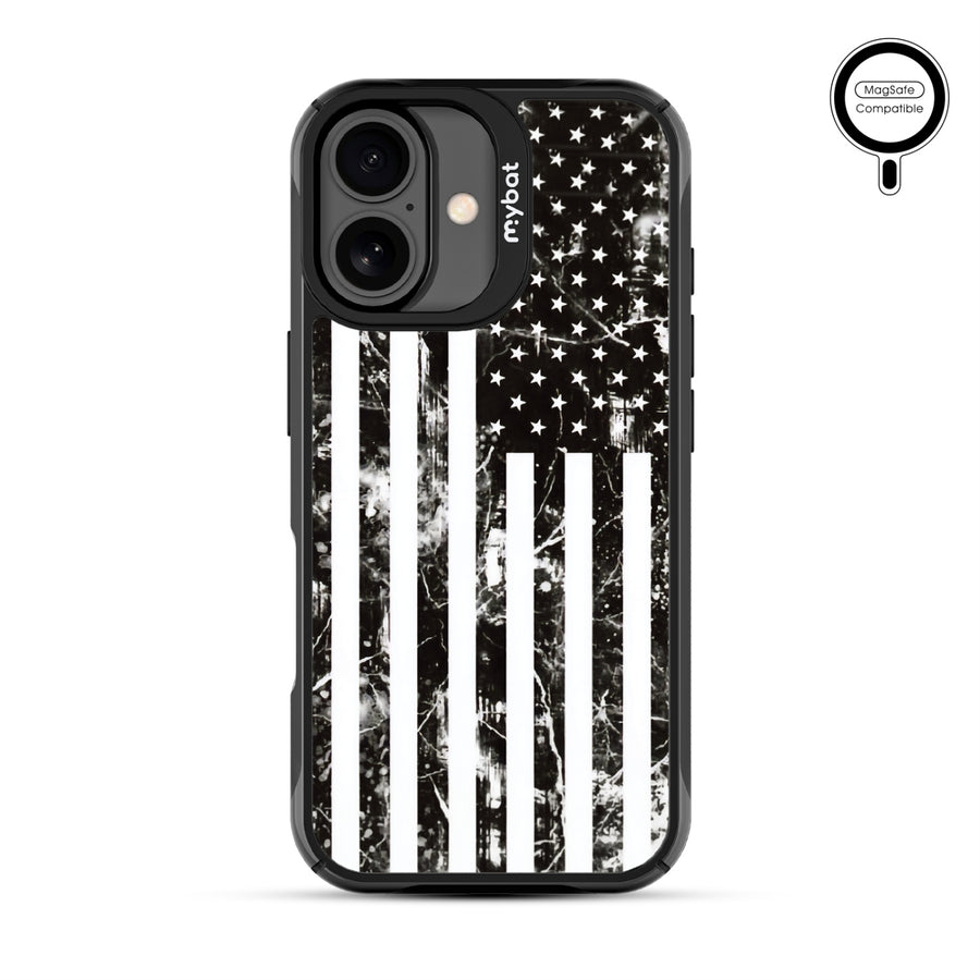 MyBat Design Lab Series MagSafe Case for Apple iPhone 17 - Distress US Flag - MIP17CSLESMSMP344-3.jpg