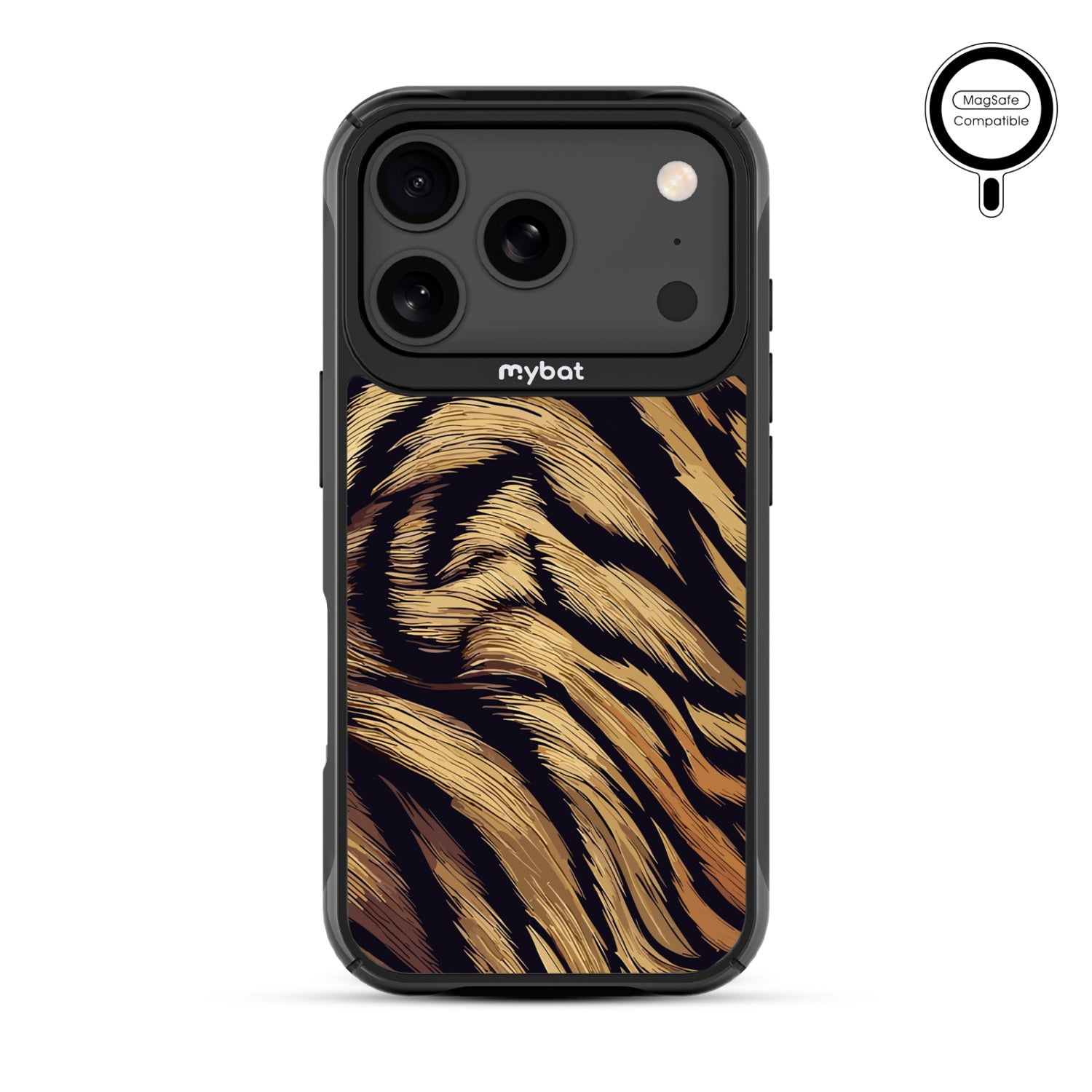 MyBat Design Lab Series MagSafe Case for Apple iPhone 17 Pro - Tiger Fur - MIP17PCSLESMSMP006-3.jpg
