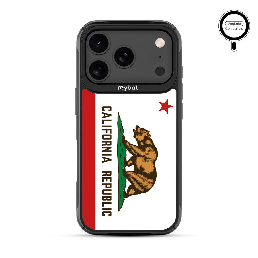 MyBat Design Lab Series MagSafe Case for Apple iPhone 17 Pro - California State Flag - MIP17PCSLESMSMP027-3.jpg
