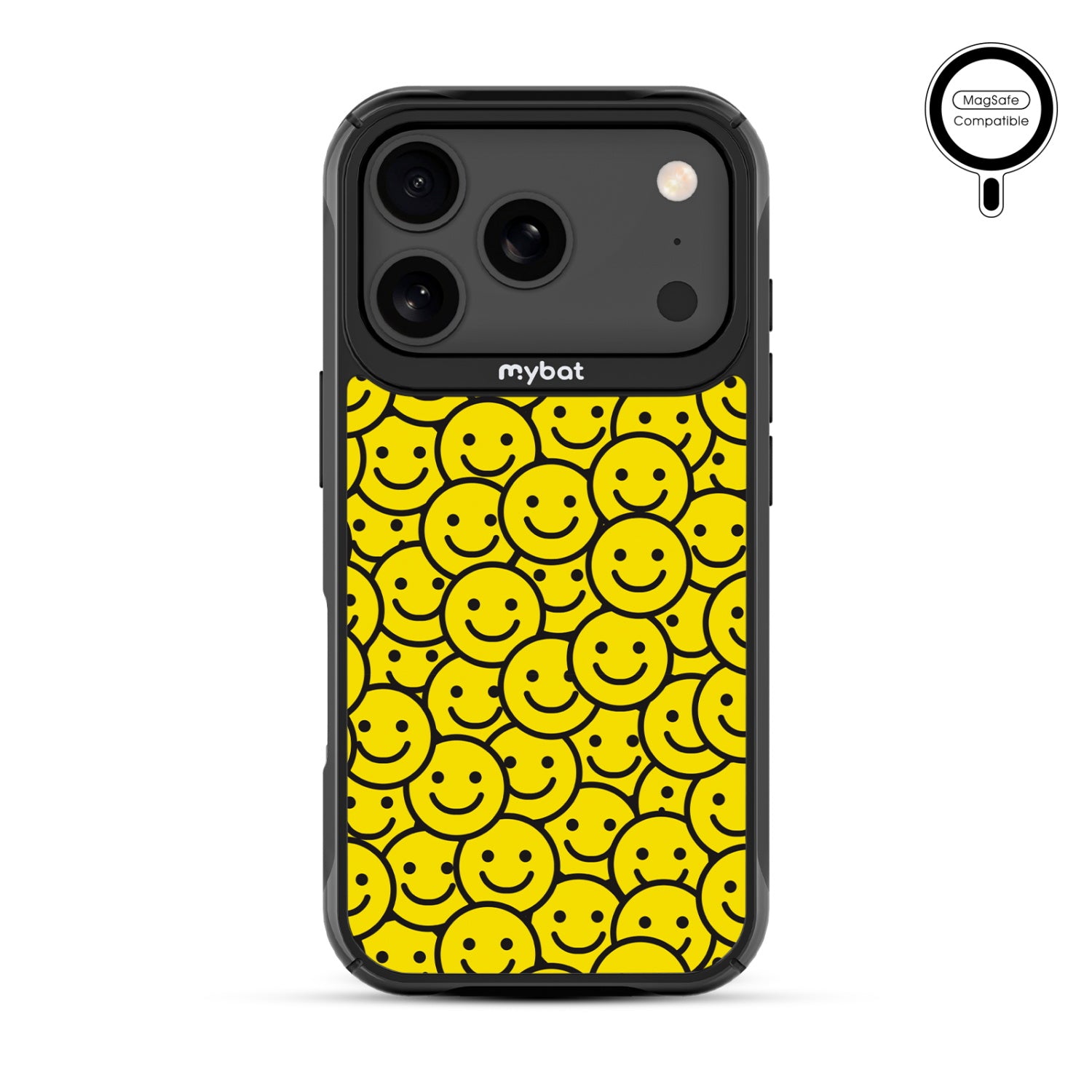 MyBat Design Lab Series MagSafe Case for Apple iPhone 17 Pro - Smiley Faces - MIP17PCSLESMSMP097-3.jpg