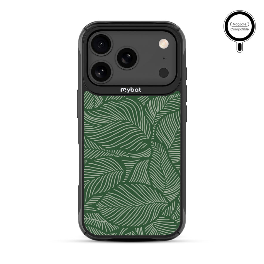 MyBat Design Lab Series MagSafe Case for Apple iPhone 17 Pro - Leaves - MIP17PCSLESMSMP125-3.jpg