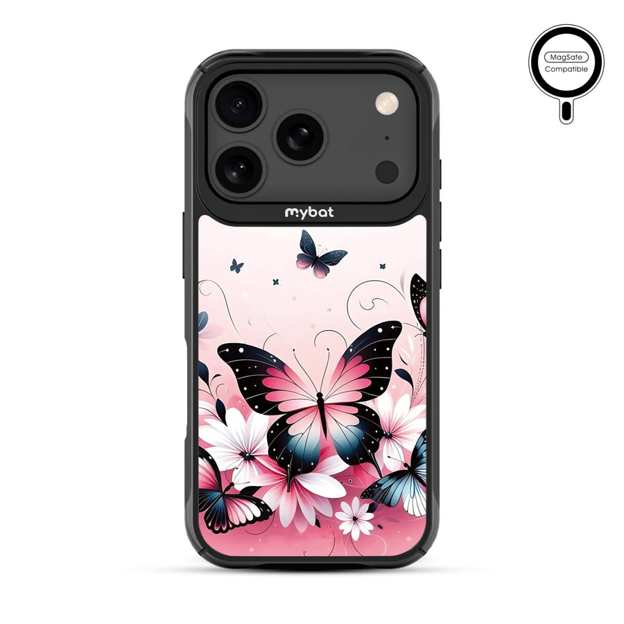 MyBat Design Lab Series MagSafe Case for Apple iPhone 17 Pro - Butterfly Bouquet - MIP17PCSLESMSMP184-3.jpg