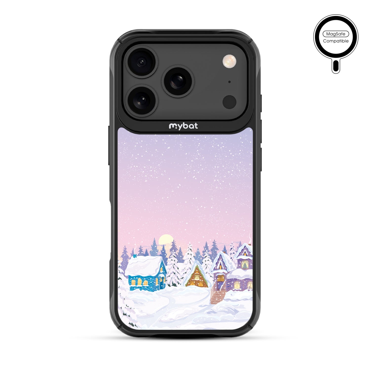 MyBat Design Lab Series MagSafe Case for Apple iPhone 17 Pro - Snow Globe Village - MIP17PCSLESMSMP304-3.jpg