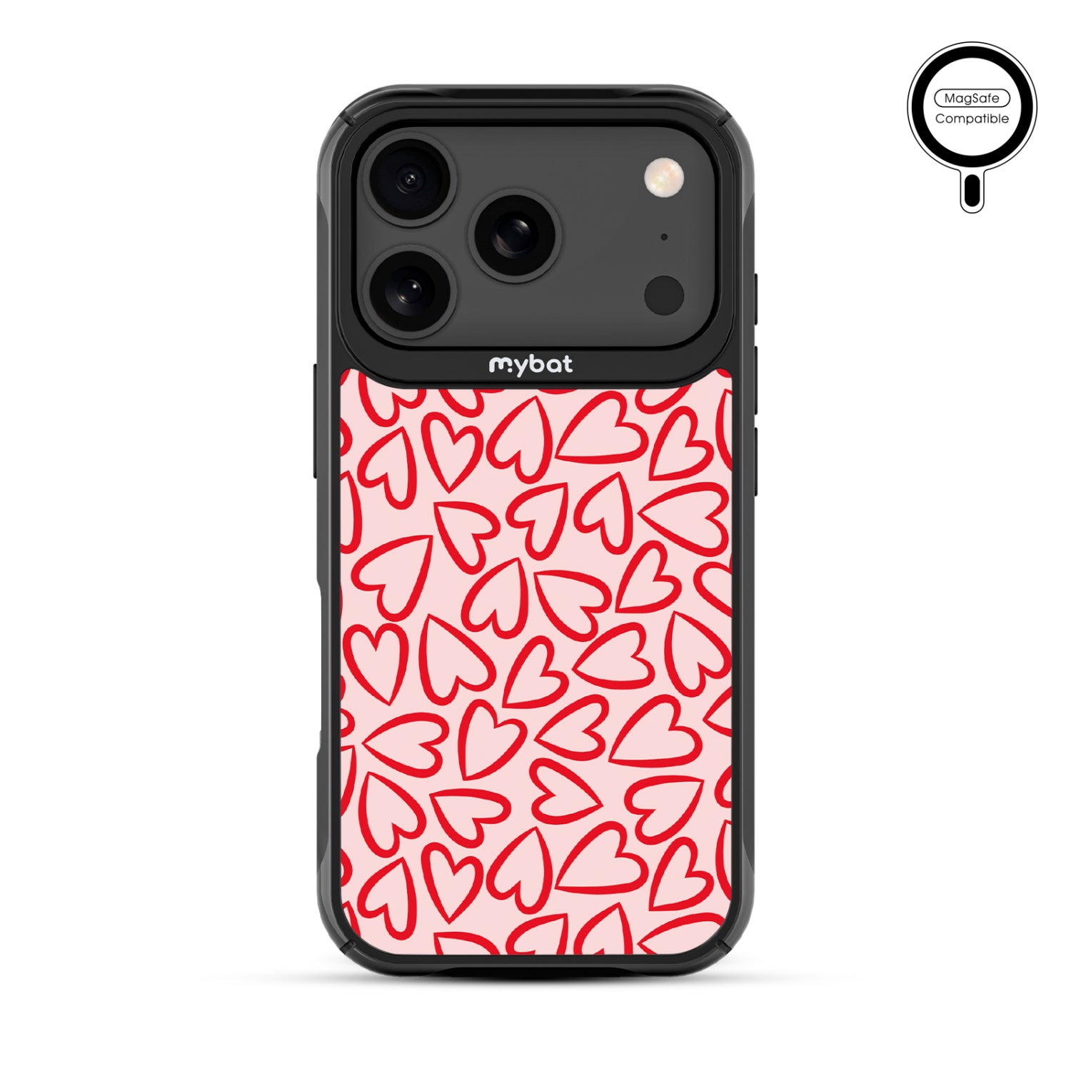 MyBat Design Lab Series MagSafe Case for Apple iPhone 17 Pro - Endless Hearts - MIP17PCSLESMSMP338-3.jpg
