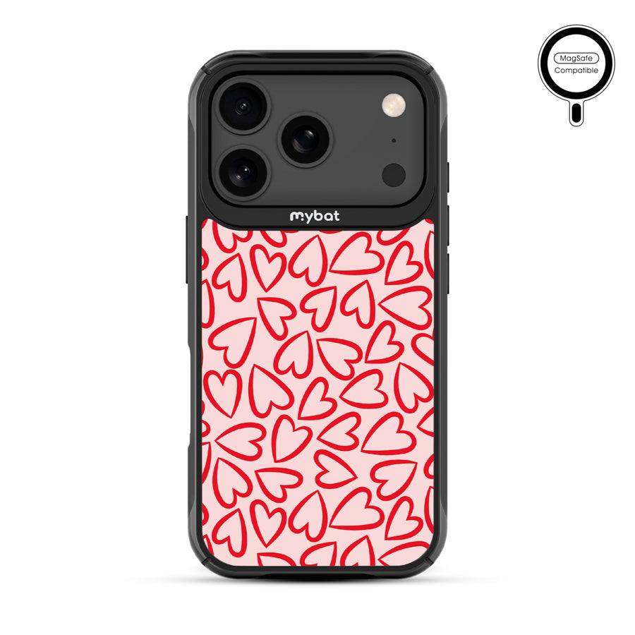 MyBat Design Lab Series MagSafe Case for Apple iPhone 17 Pro - Endless Hearts - MIP17PCSLESMSMP338-3.jpg