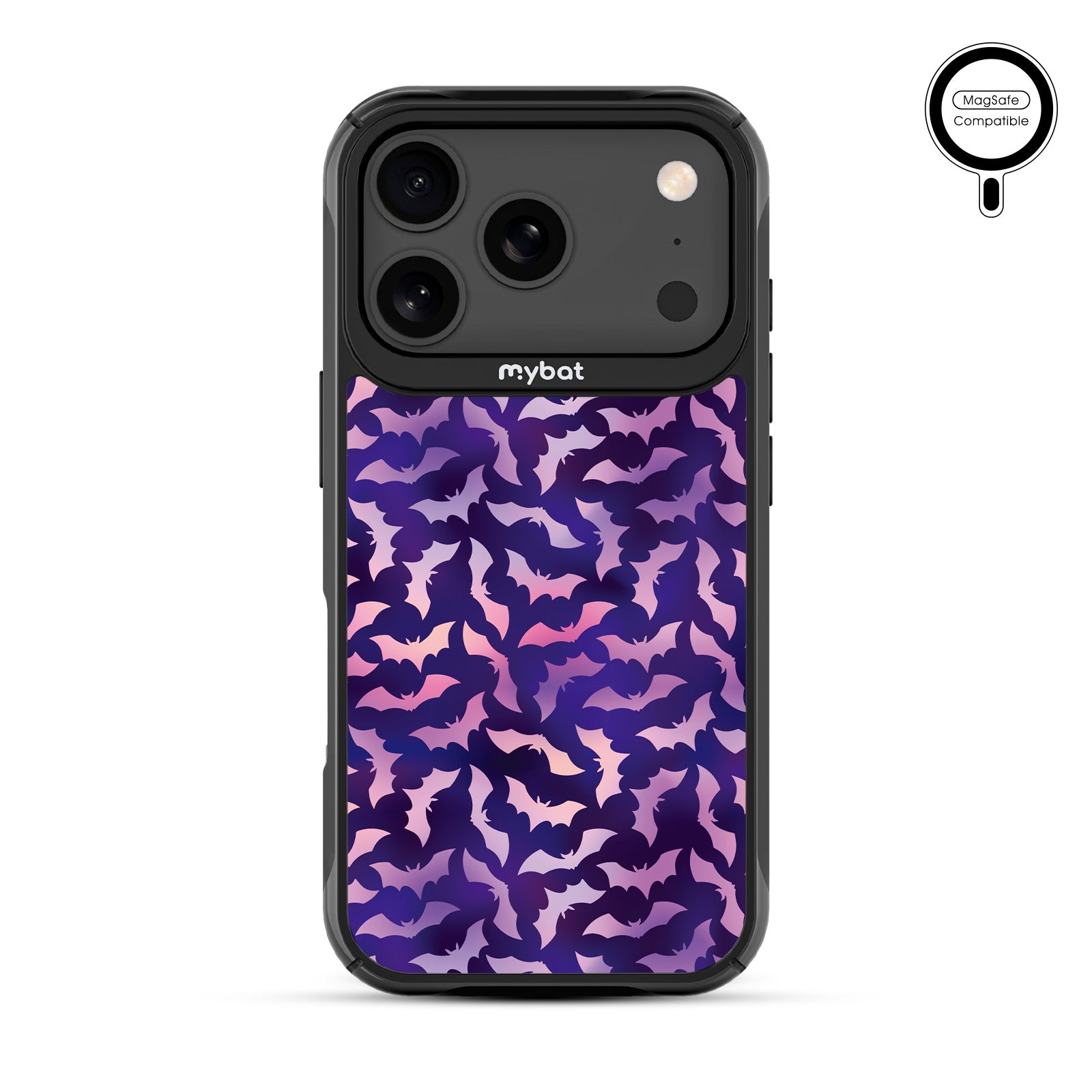 MyBat Design Lab Series MagSafe Case for Apple iPhone 17 Pro - Twilight Bats - MIP17PCSLESMSMP422-3.jpg