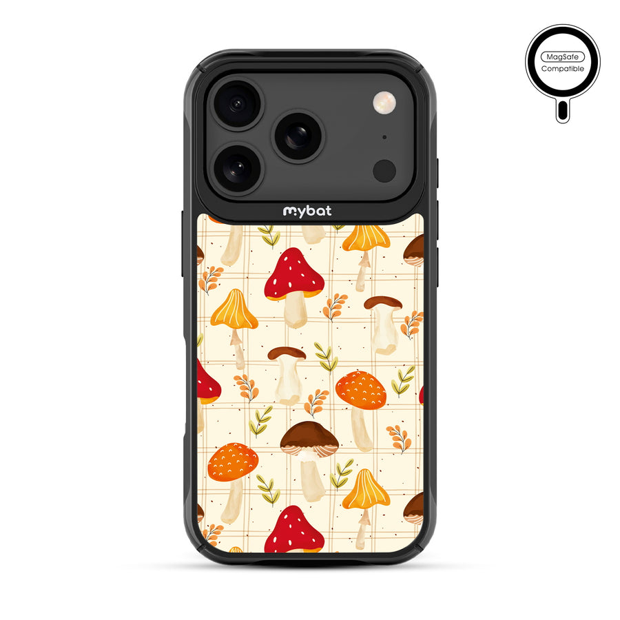 MyBat Design Lab Series MagSafe Case for Apple iPhone 17 Pro - Mushroom Patch - MIP17PCSLESMSMP426-3.jpg