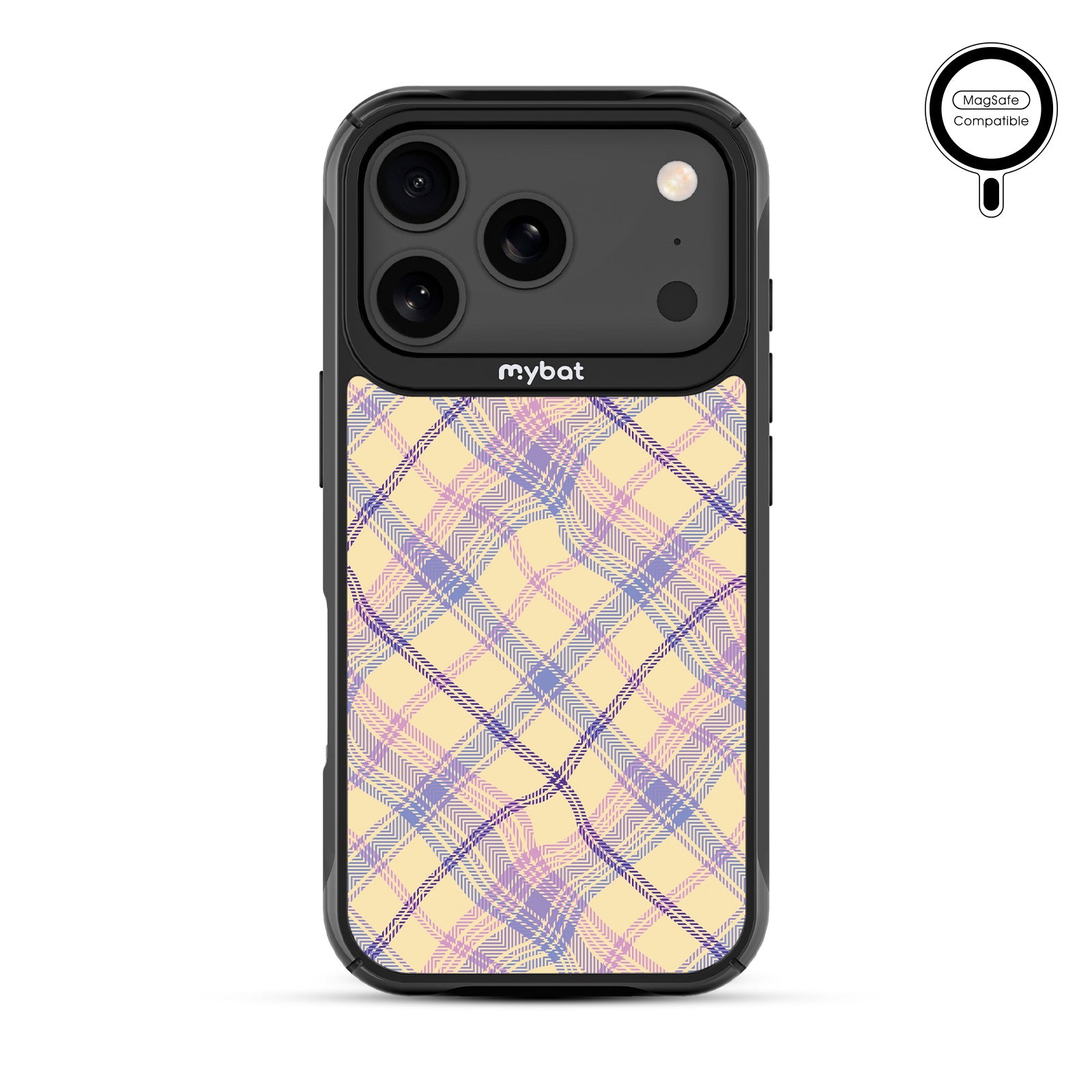 MyBat Design Lab Series MagSafe Case for Apple iPhone 17 Pro - Wavy Plaid - MIP17PCSLESMSMP442-3.jpg