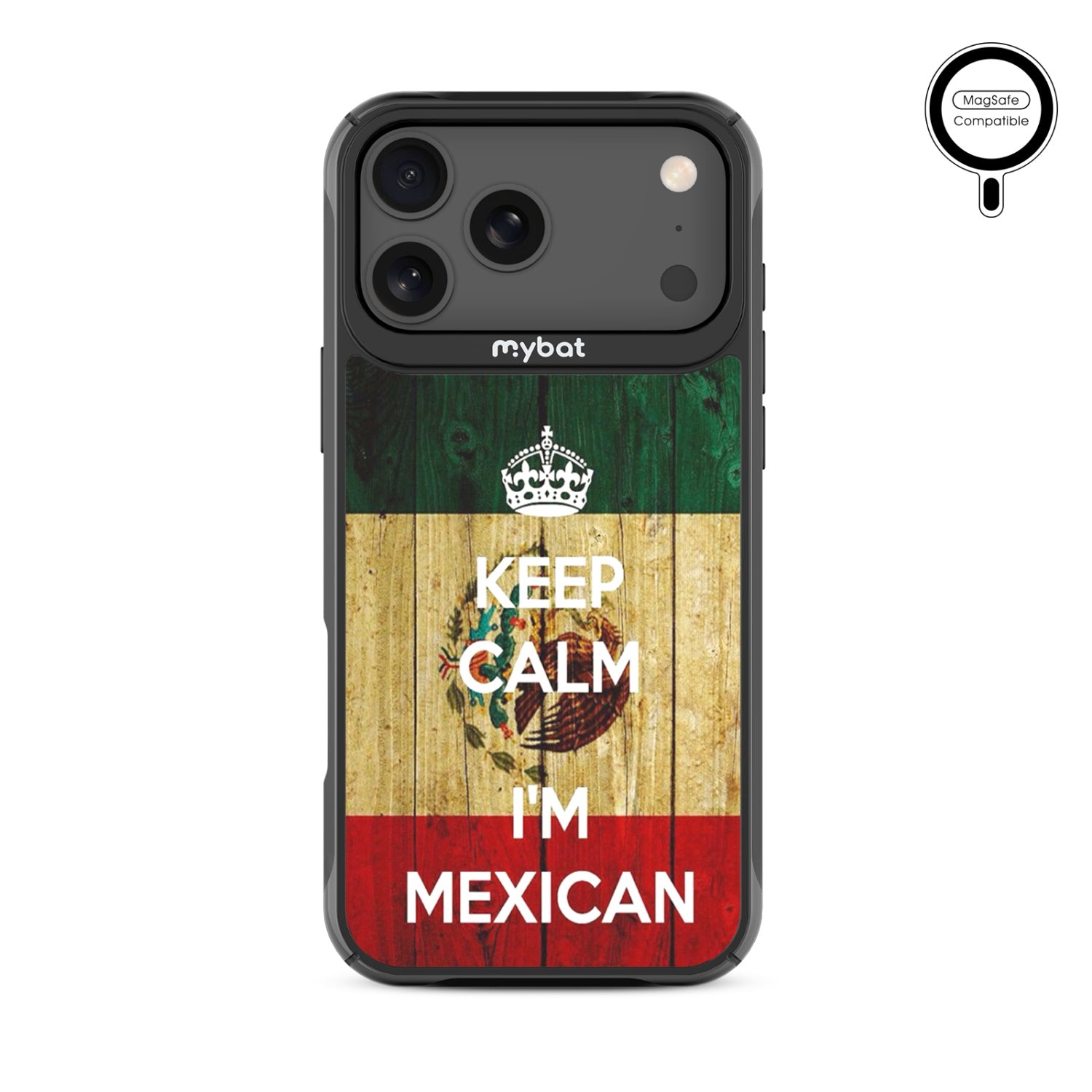 MyBat Design Lab Series MagSafe Case for Apple iPhone 17 Pro Max - Keep Calm, I'm Mexican - MIP17PMCSLESMSMP051-3.jpg