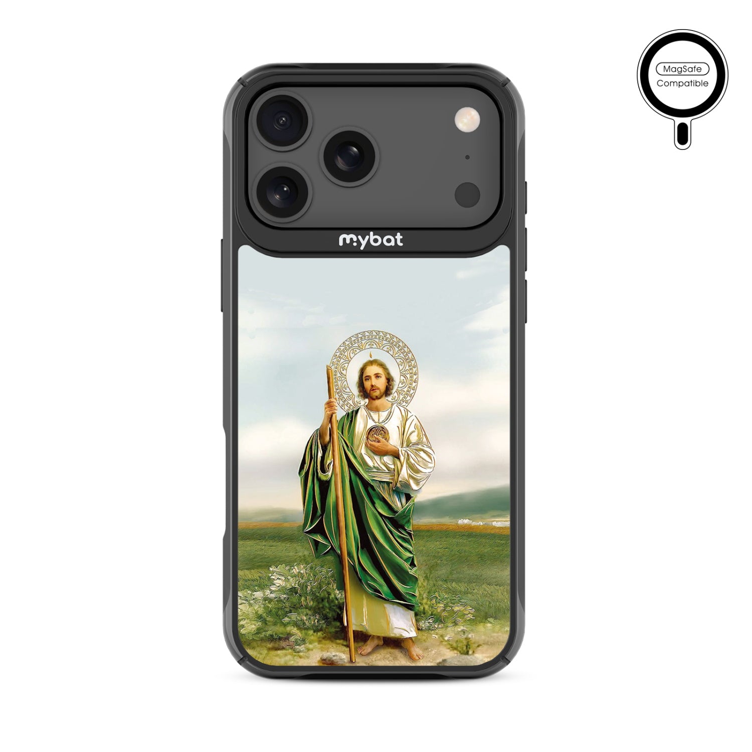 MyBat Design Lab Series MagSafe Case for Apple iPhone 17 Pro Max - Saint Judas - MIP17PMCSLESMSMP138-3.jpg