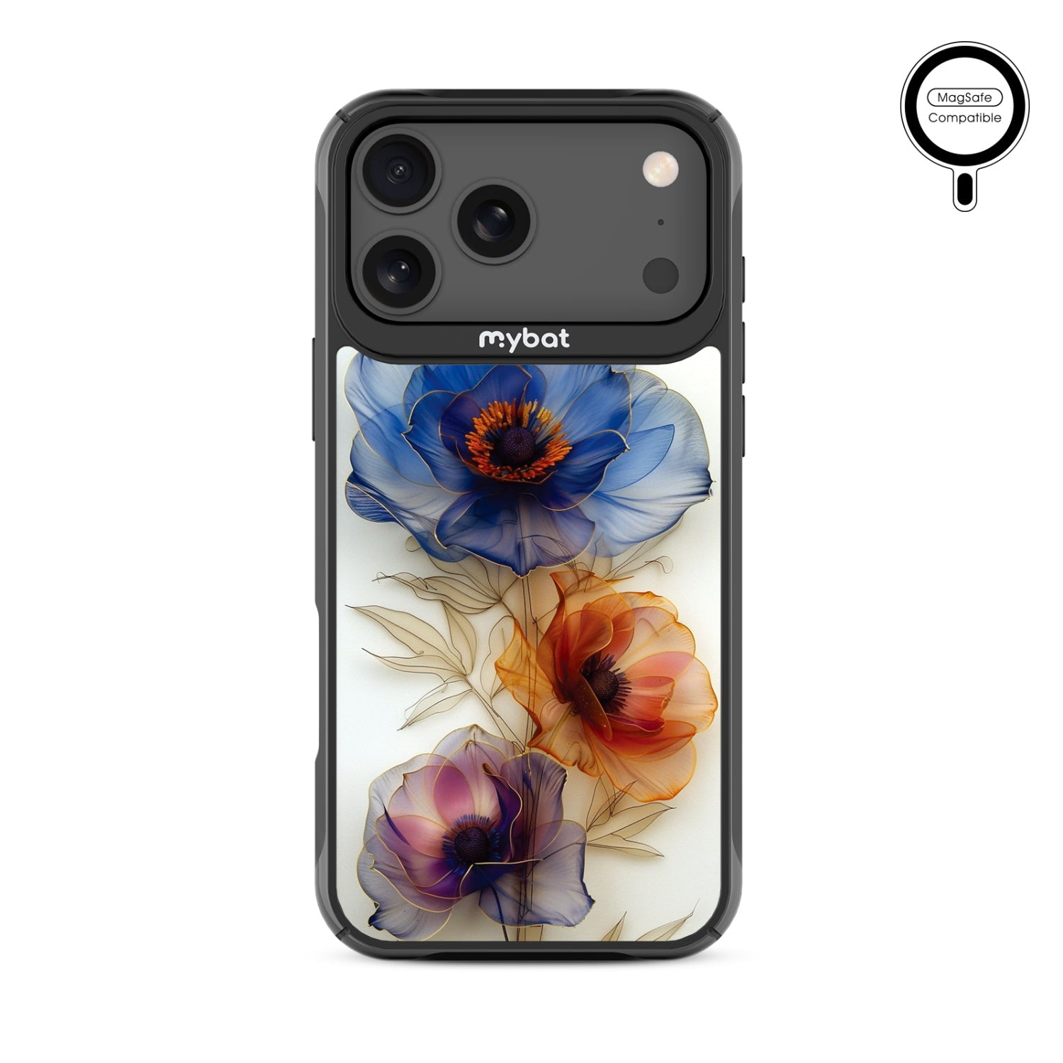 MyBat Design Lab Series MagSafe Case for Apple iPhone 17 Pro Max - Pressed Flowers - MIP17PMCSLESMSMP185-3.jpg