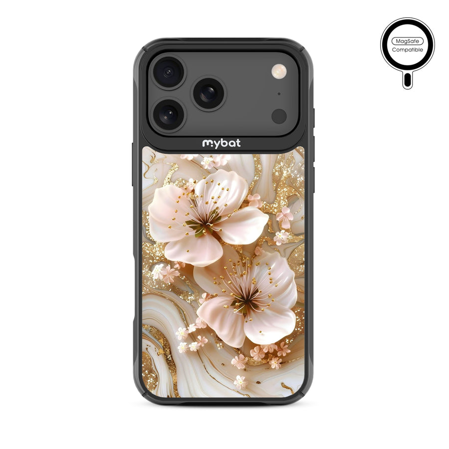 MyBat Design Lab Series MagSafe Case for Apple iPhone 17 Pro Max - Golden Petal Glow - MIP17PMCSLESMSMP186-3.jpg