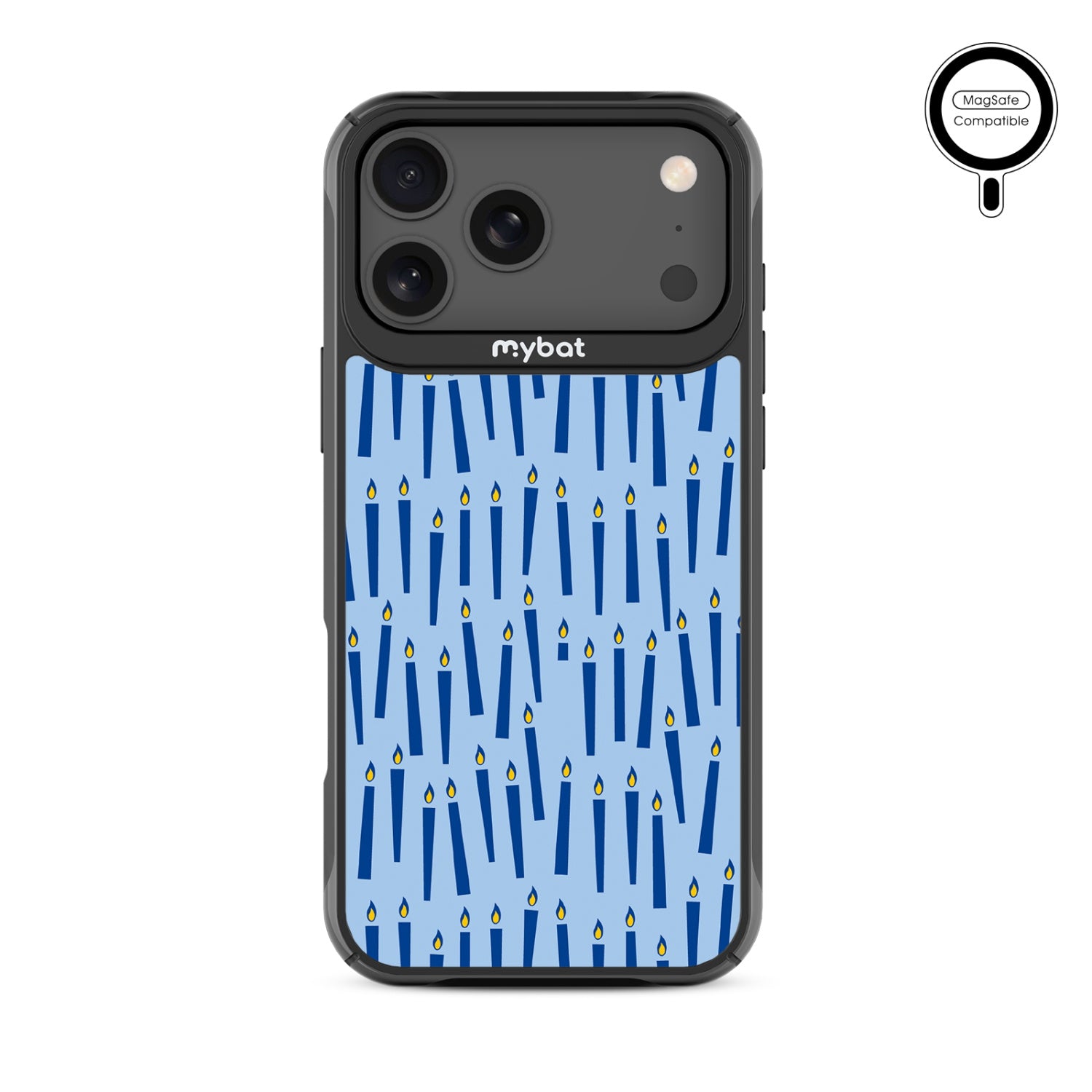 MyBat Design Lab Series MagSafe Case for Apple iPhone 17 Pro Max - Menorah Candle - MIP17PMCSLESMSMP281-3.jpg