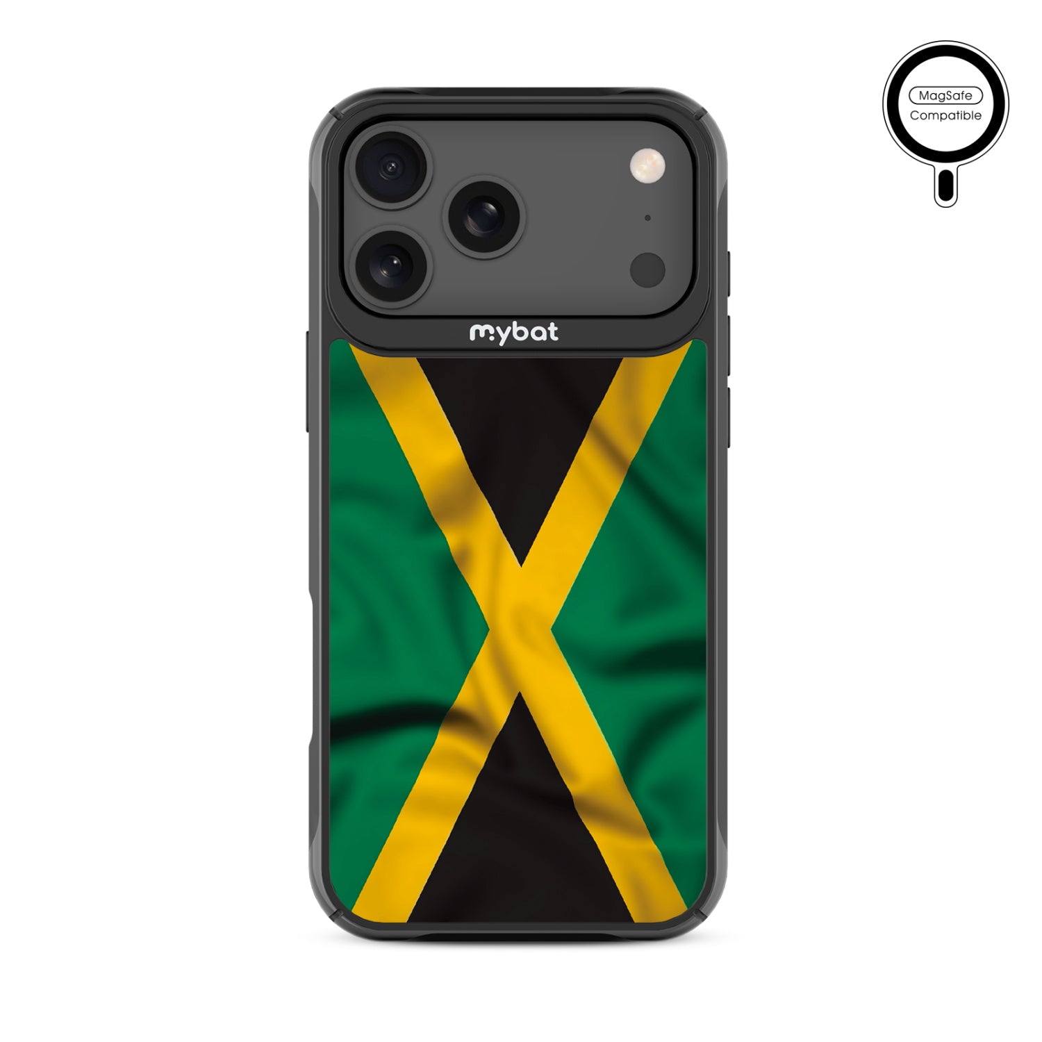 MyBat Design Lab Series MagSafe Case for Apple iPhone 17 Pro Max - Jamaica Flag - MIP17PMCSLESMSMP310-3.jpg
