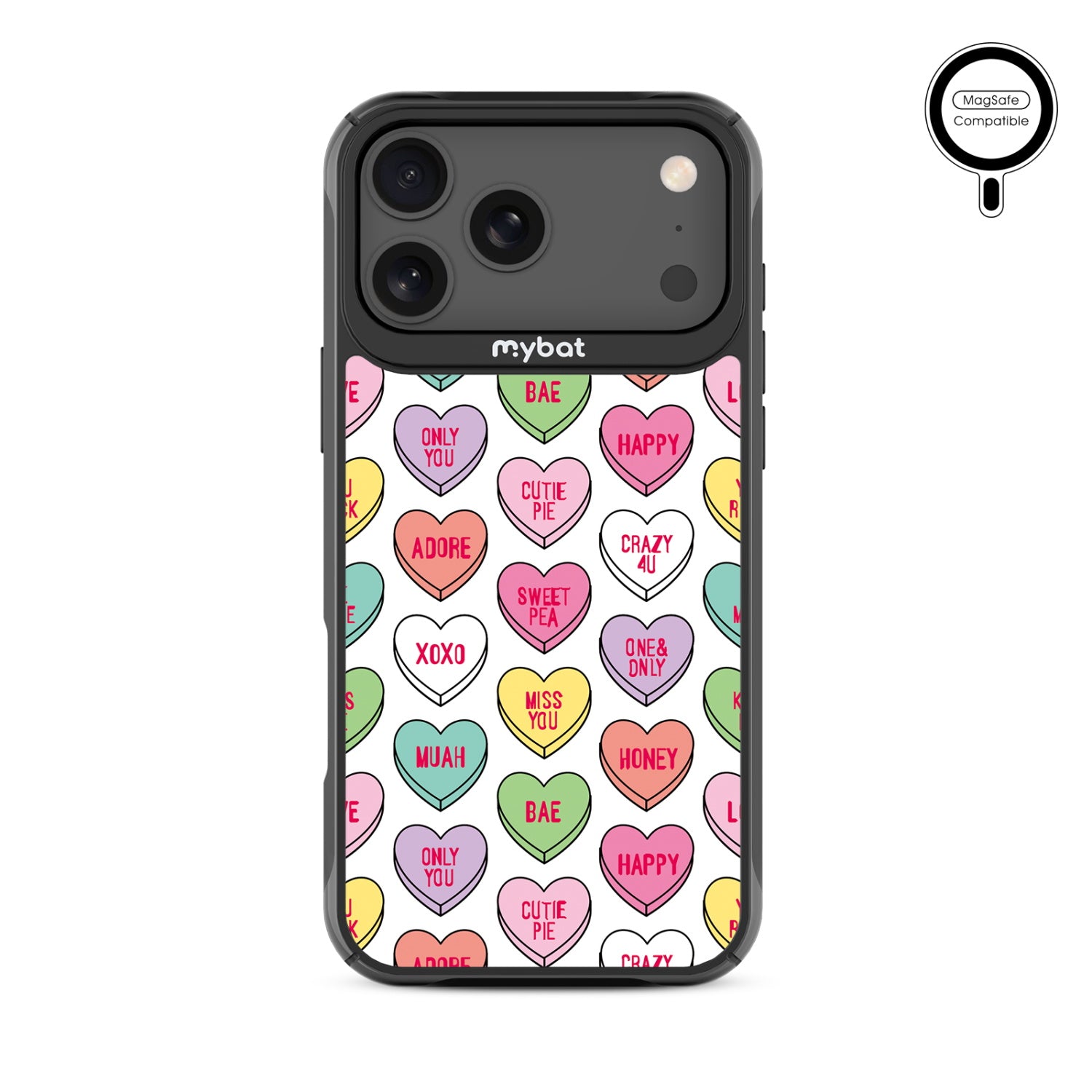 MyBat Design Lab Series MagSafe Case for Apple iPhone 17 Pro Max - Sweet Hearts - MIP17PMCSLESMSMP337-3.jpg