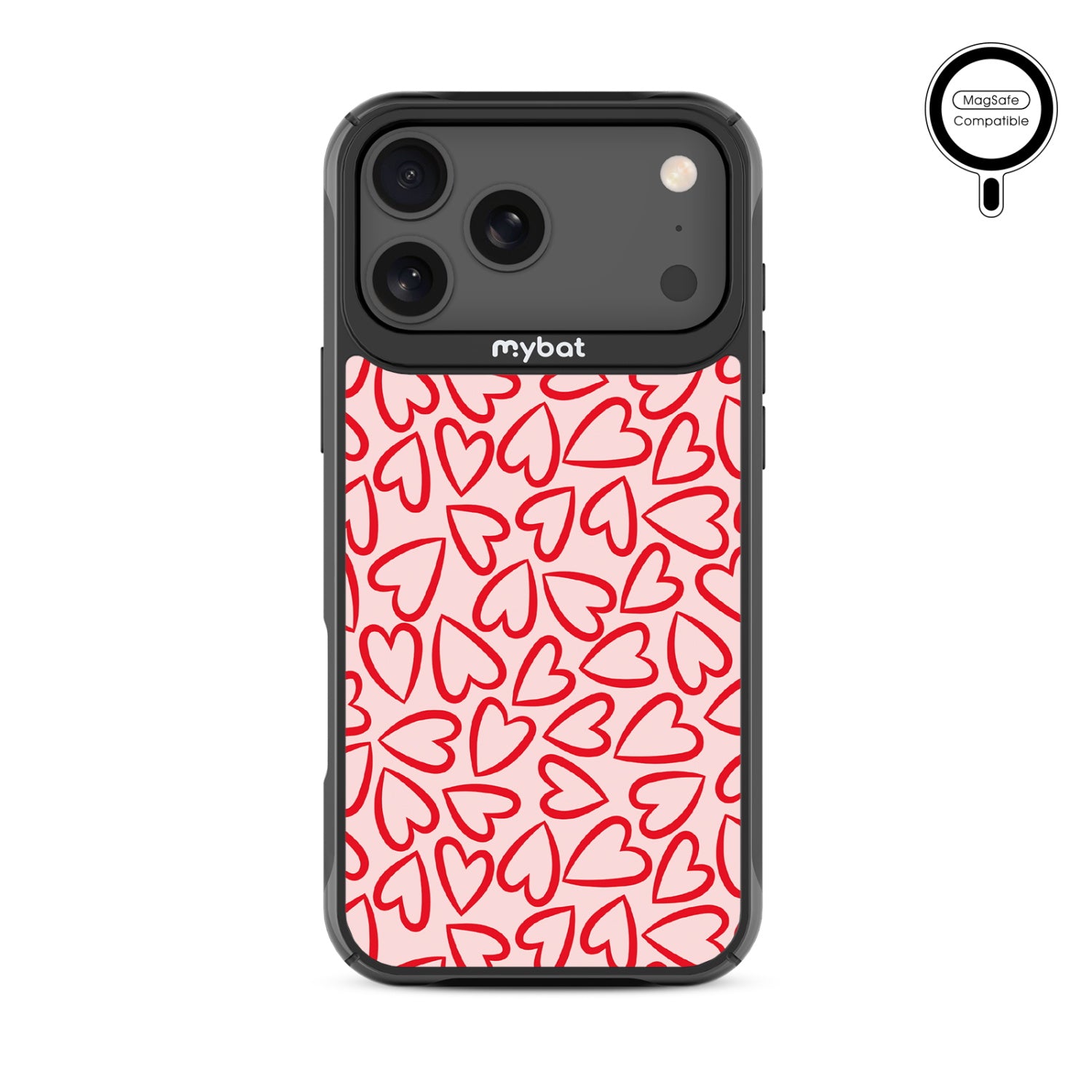MyBat Design Lab Series MagSafe Case for Apple iPhone 17 Pro Max - Endless Hearts - MIP17PMCSLESMSMP338-3.jpg