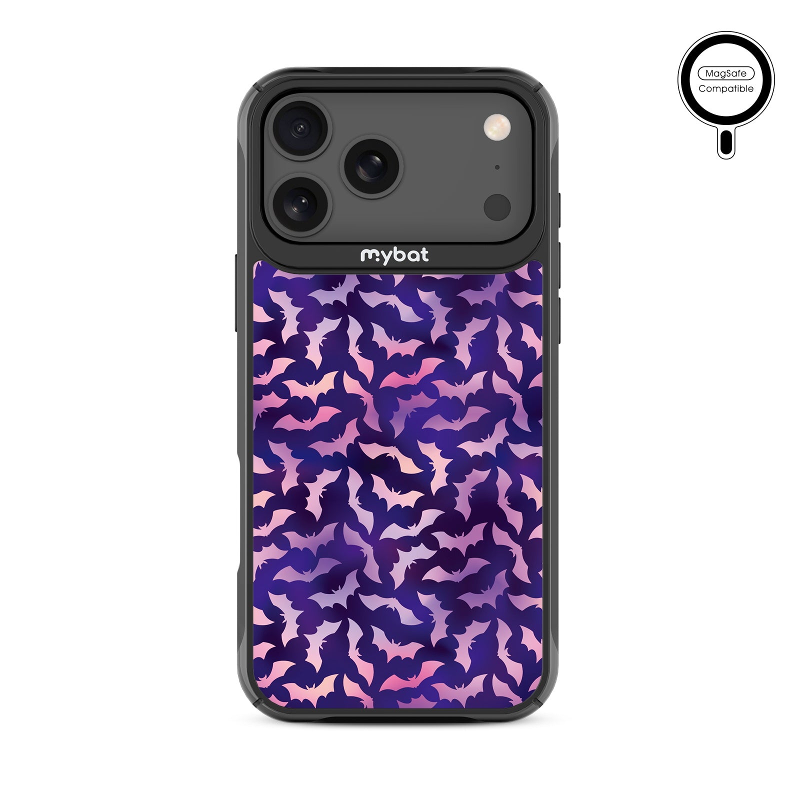 MyBat Design Lab Series MagSafe Case for Apple iPhone 17 Pro Max - Twilight Bats - MIP17PMCSLESMSMP422-3.jpg