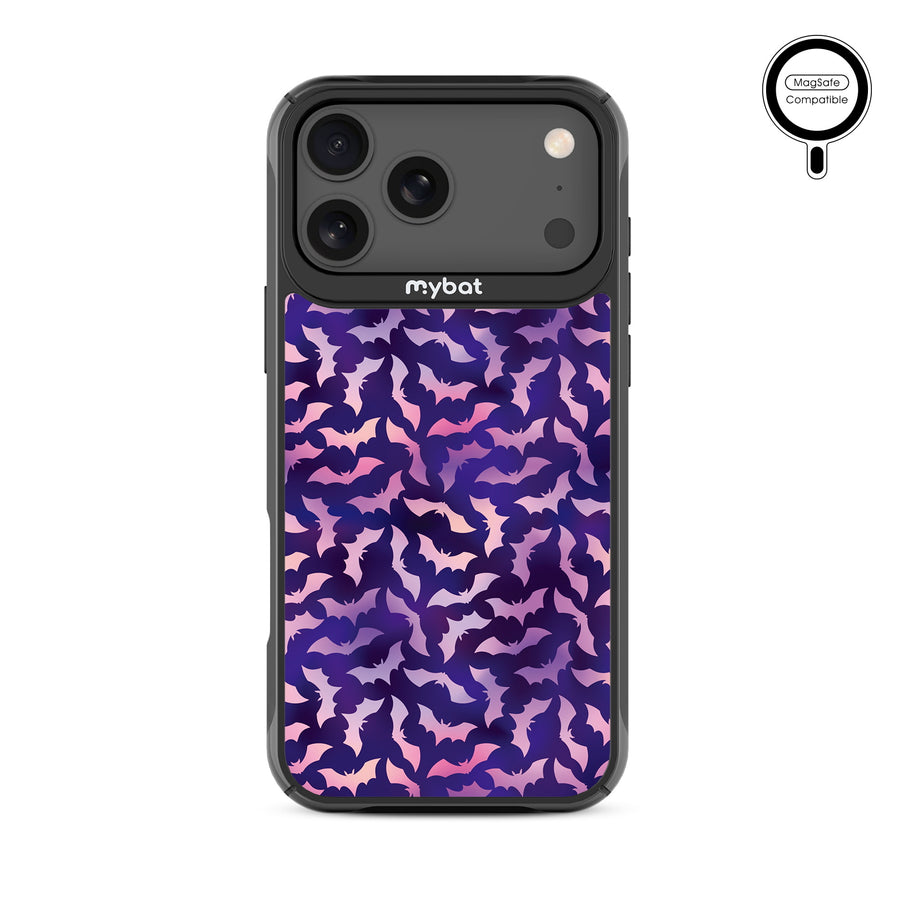 MyBat Design Lab Series MagSafe Case for Apple iPhone 17 Pro Max - Twilight Bats - MIP17PMCSLESMSMP422-3.jpg