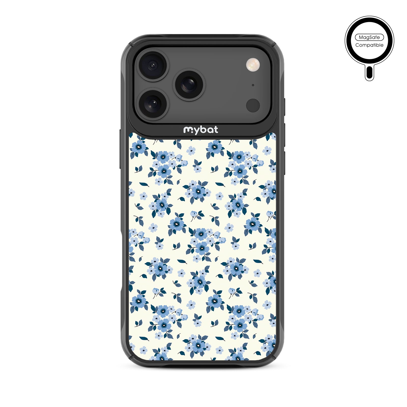 MyBat Design Lab Series MagSafe Case for Apple iPhone 17 Pro Max - Porcelain Petals - MIP17PMCSLESMSMP437-3.jpg