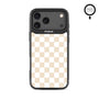 MyBat Design Lab Series MagSafe Case for Apple iPhone 17 Pro Max - Tan Check - MIP17PMCSLESMSMP475-3.jpg