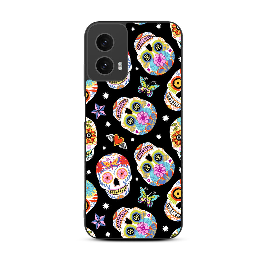 MyBat Design Lab Series Case for Motorola Moto G 5G (2024) - Day of the Dead - MMG5G24CSLESM056-3.jpg