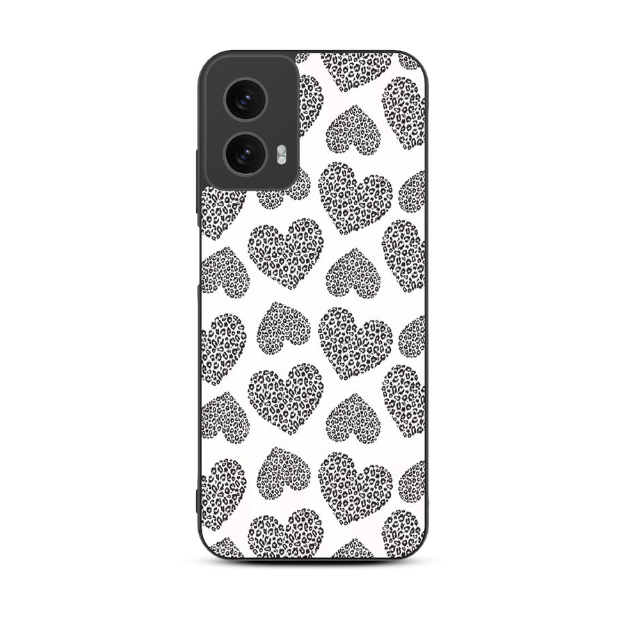 MyBat Design Lab Series Case for Motorola Moto G 5G (2024) - Leopard Print Hearts - MMG5G24CSLESM098-3.jpg