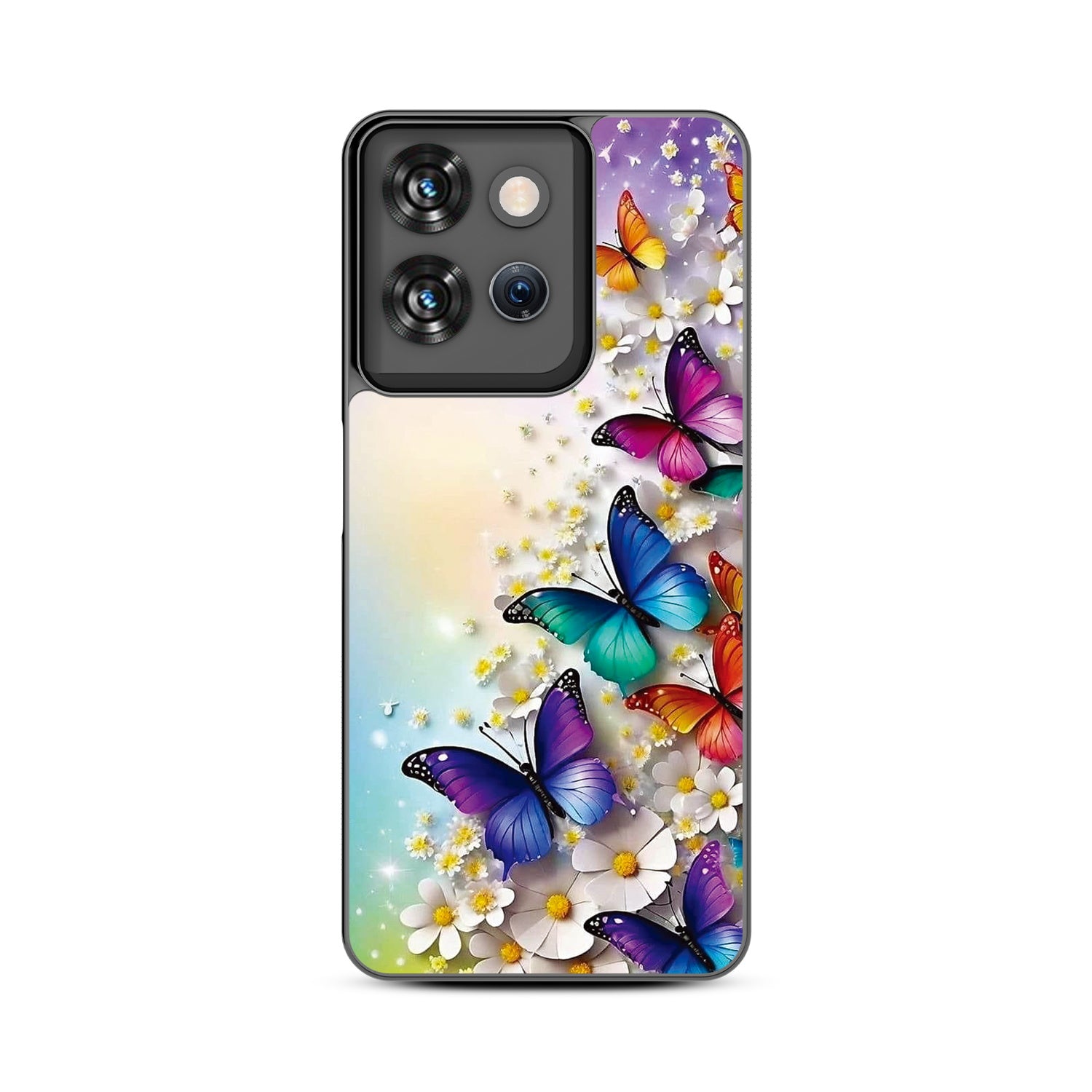 MyBat Design Lab Series Case for Motorola Moto G Power 5G 2026 / 2025 - Rainbow Butterflies - MMGPW26CSLESM187-3.jpg