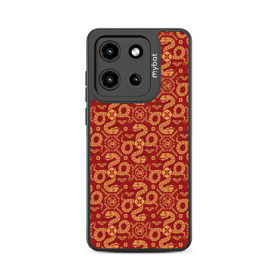 MyBat Design Lab Series Case for Motorola Moto G Stylus 5G (2025) / Moto G Stylus 5G (2026) - Golden Snake Dance - MMGS5G25CSLESMP317-3.jpg