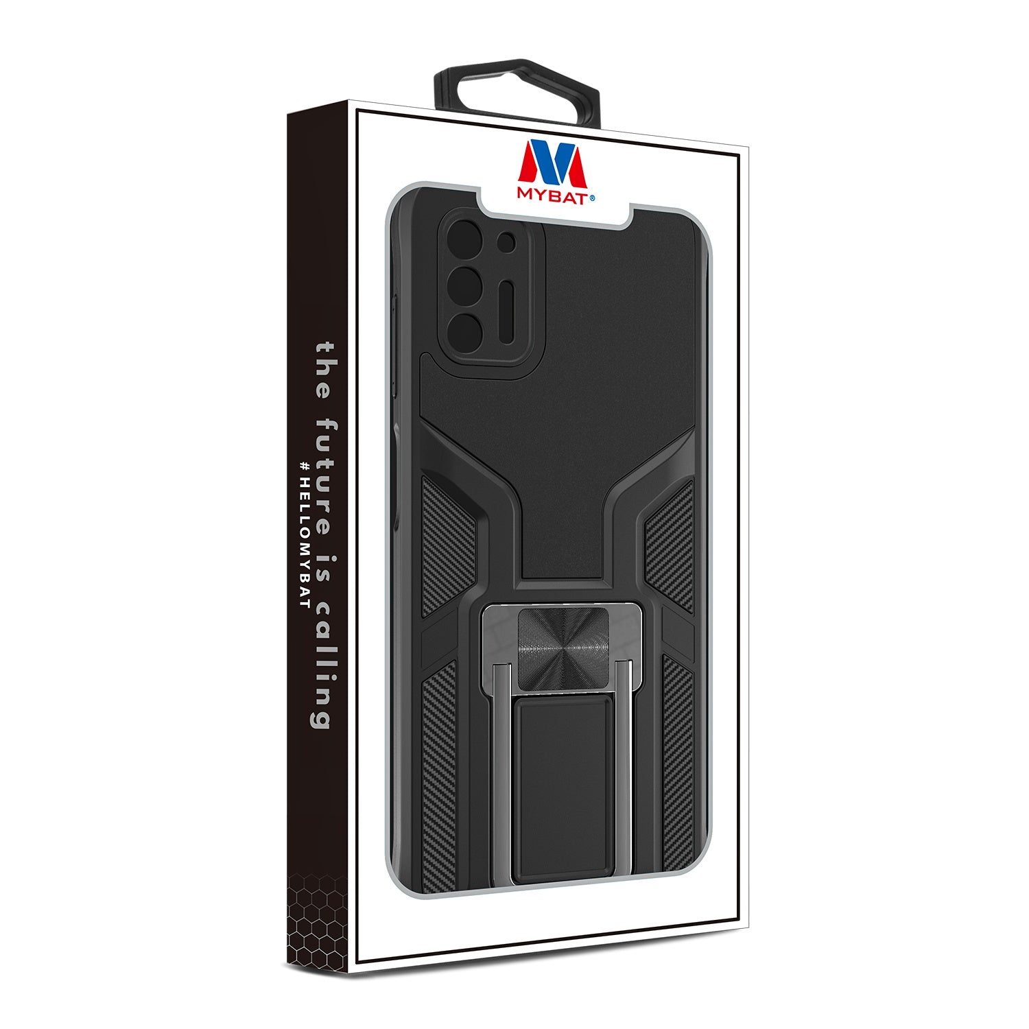 MyBat Hybrid Protector Case (with Ring Stand) for Motorola Moto G Stylus (2021) - Black / Black - MMGST21CSFSSS561-10.jpg