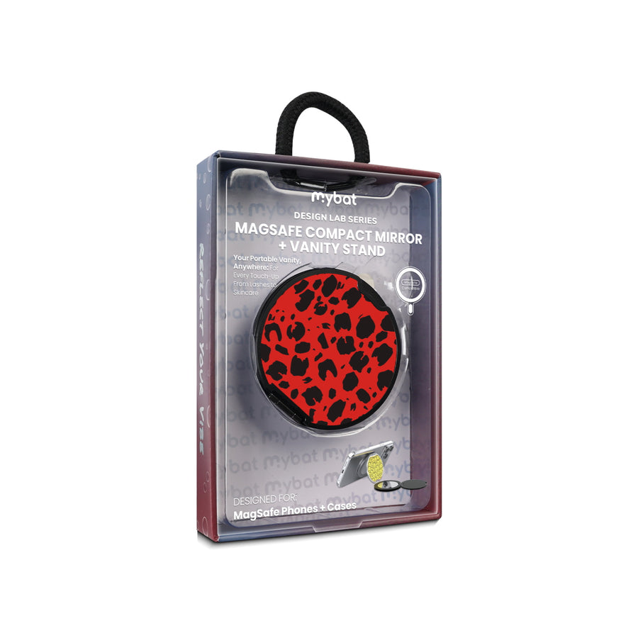 MyBat Design Lab MagSafe Selfie Mirror Kickstand - Black - Red Leopard Print - MOTHMNUSU331-008-11.jpg
